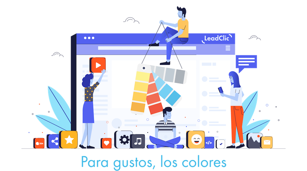 diseñar un email marketing colores