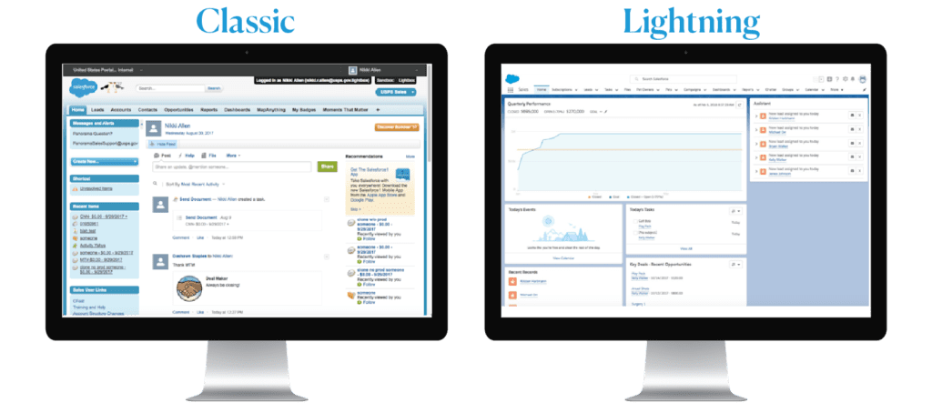 Salesforce Lightning vs Classic